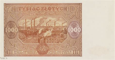 Banknot 1000 złotych | Muzeum Papiernictwa w Dusznikach-Zdroju