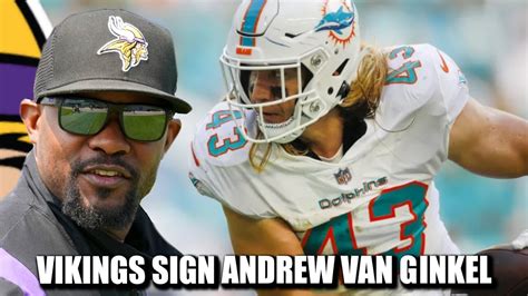 Minnesota Vikings Sign Edge Rusher Andrew Van Ginkel YouTube