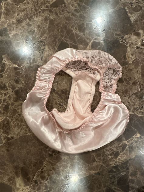 Nwot Vtg S S Delicates Shiny Satin Bikini String Gem