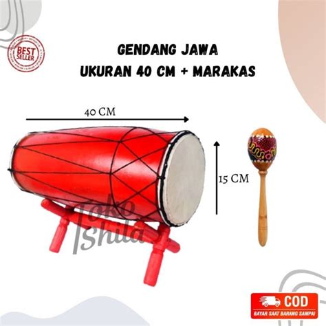 Alat Musik Tradisional Gendang Jawa Kendang Anak Mini Lazada Indonesia