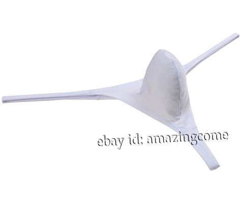 Mens Spandex Pouch Thong Underwear Elastic G String Swimwear Micro Bikini T Back Ebay