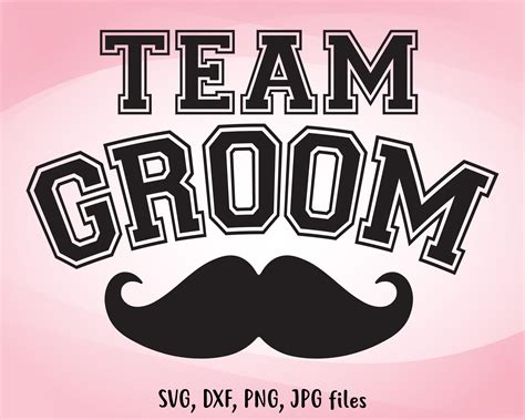 Team Groom SVG Wedding SVG Team Groom Iron On Team Groom Etsy Hong Kong