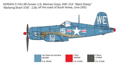 Italeri F4u 4 Corsair Korean War