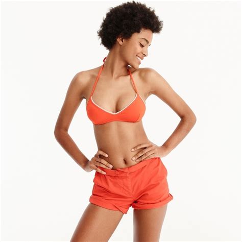 J Crew Swim Nwt Jcrew Playa Bikini Set Top Bottom W Trim Poshmark