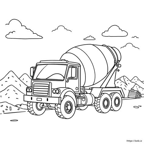 truck coloring pages free printable