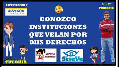 Conozco Instituciones Que Velan Por Mis Derechos Youtube