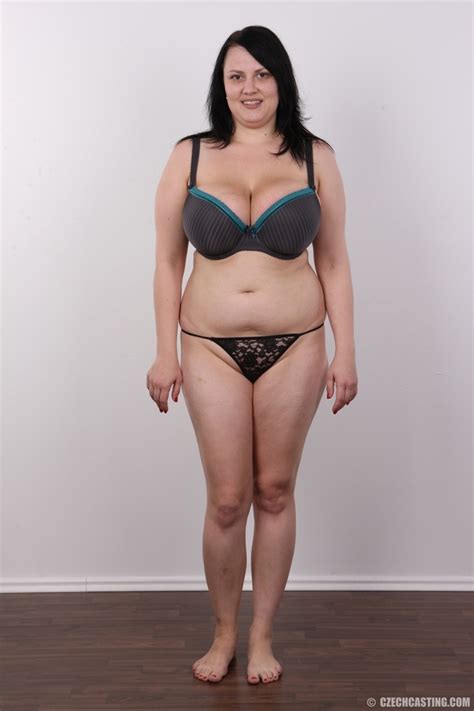 Beautiful Fat Babe Wearing Black And Gray C XXX Dessert Picture