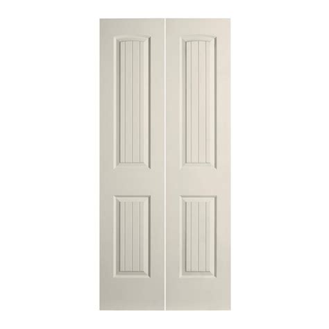 Reliabilt 24 In X 80 In 2 Panel Round Top Plank Smooth Hollow Core Primed Molded Composite