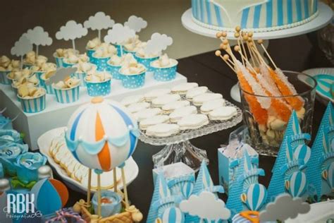 Kara S Party Ideas Hot Air Balloon Themed Baby Shower Kara S Party Ideas