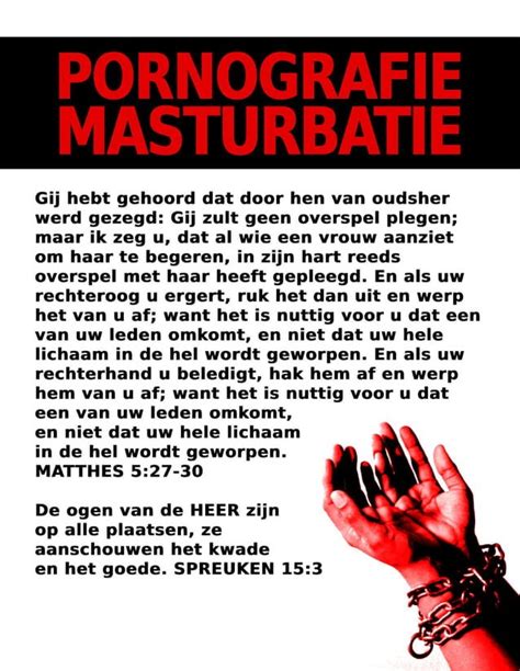 Dutch Anti Pornography And Masturbation Warning Tract Pdf