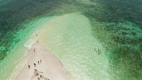 Naked Island Siargao The White Sandy Island Is Surrounded By A Coral