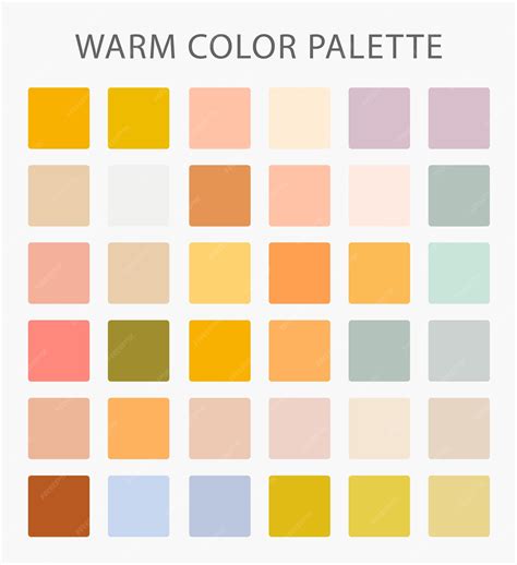 premium vector warm colors