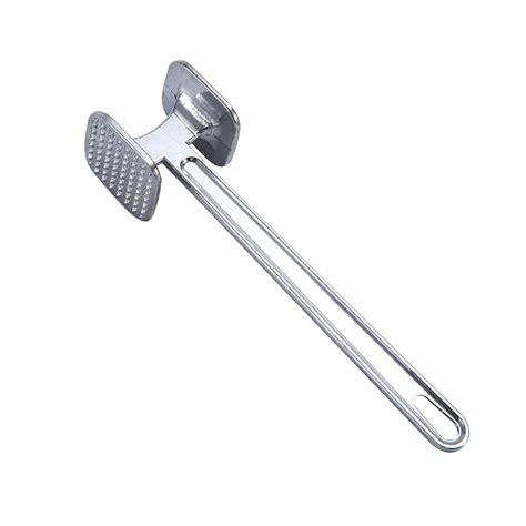 Two Sides Meat Mallet Tenderizer, Stainless Steel Meat Mallet
