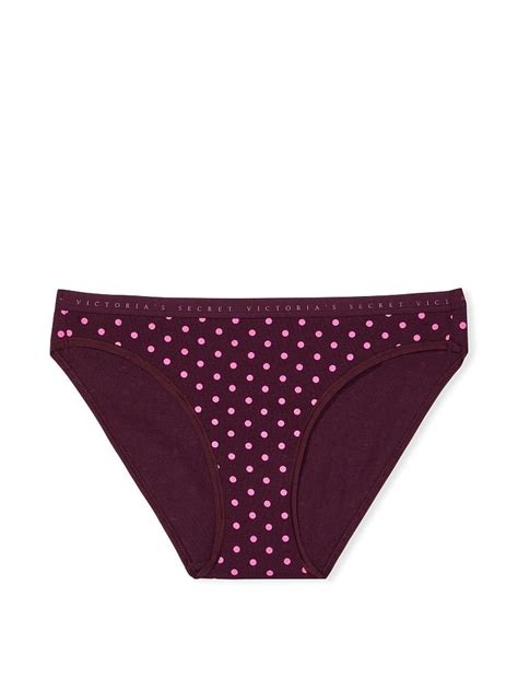 Esnek Pamuk Bikini K Lot Bordo Mor Noktali Vs Victoria S Secret Vsl