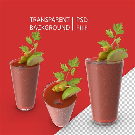 Premium Psd Bloody Mary Png
