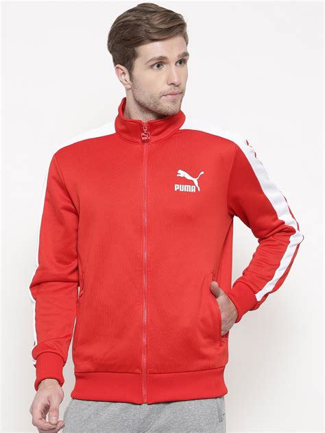 Buy Puma Red Archive T7 Track Jacket - Jackets for Men 2446075 | Myntra