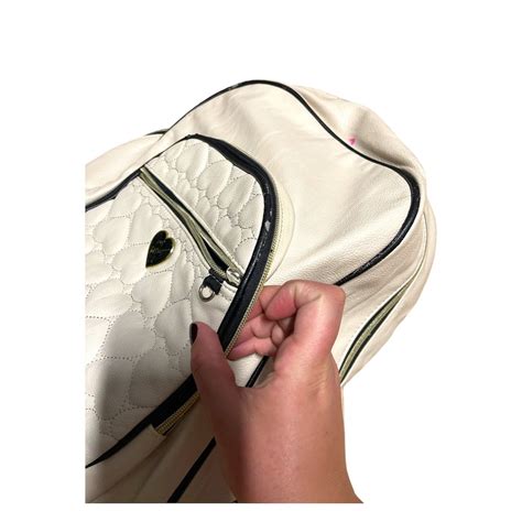 Betsey Johnson Nude And Black Backpack Gem