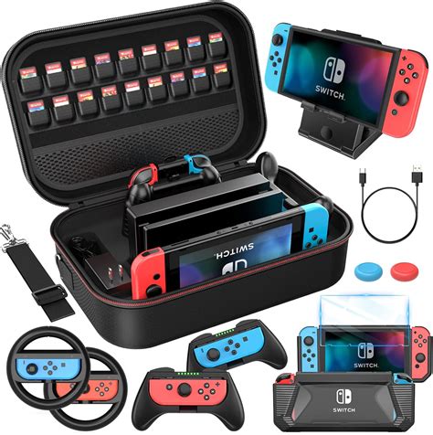 Amazon HEYSTOP Case Accessories Kit Compatible With Nintendo