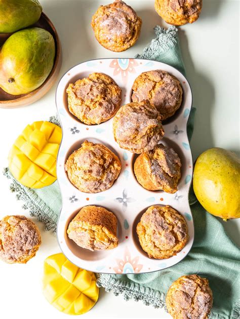 Amazingly Delicious Tropical Cinnamon Mango Muffins Pineapple And Coconut