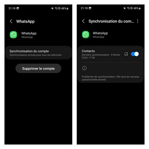 Comment afficher les noms dans WhatsApp sur Android