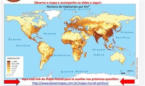 O Que É Vazio Demografico - Cite 3 regiões que podemos observar um vazio demográfico no mapa me ...