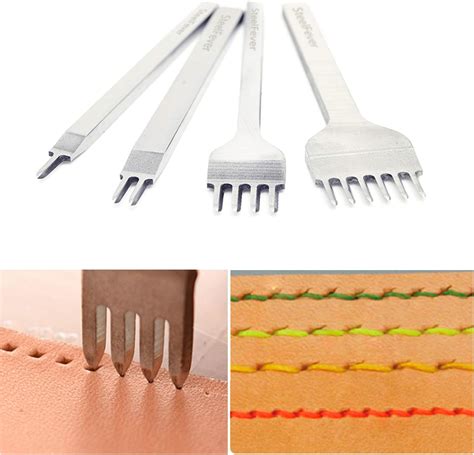 Pcs Cuir Kit Outils Perforatrice Mm Diy Perforatrice Artisanat Du