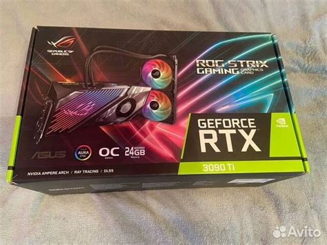Asus ROG Strix RTX 3090Ti купить в Москве | Электроника | Авито