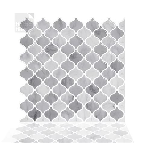 Have A Question About Tic Tac Tiles Sheets Damask Marble In X