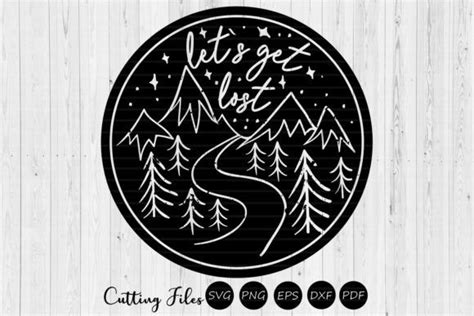 Lets Get Lost Camping Graphic By Hd Art Workshop · Creative Fabrica