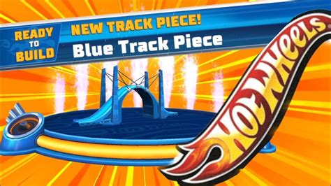 GAMEPLAY HOT WHEELS UNLIMITED UNLOCK BRIDGE BLUE TRACK PIECE