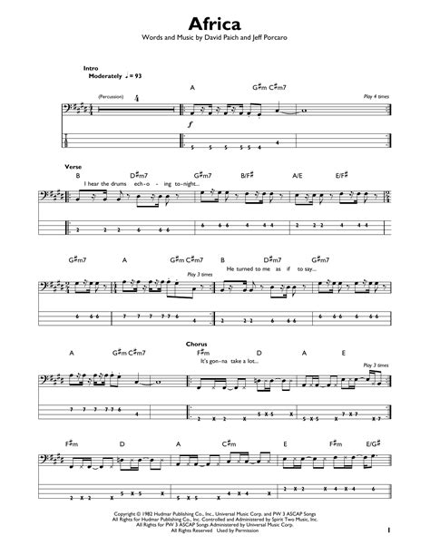 Toto Africa Words 1
