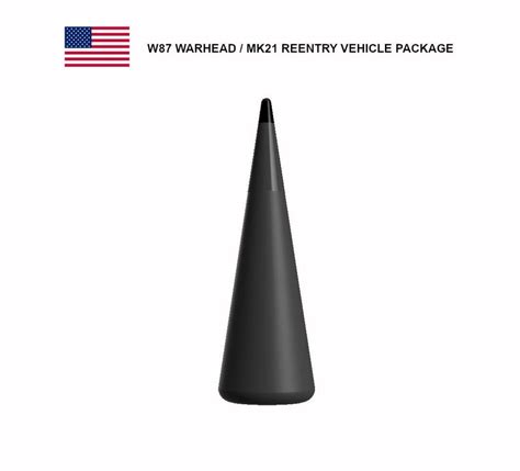 W Warhead Mk Reentry Vehicle Peacekeeper Icbm Thermonuclear