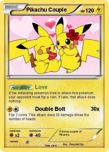 Pokémon Pikachu Couple 2 2 - Love - My Pokemon Card