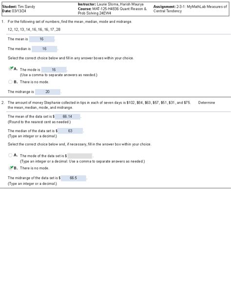 My Math Lab: Student Access Kit 4