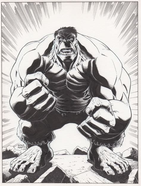 The Incredible Hulk Arthur Adams Comic Art Comic Books Art Comic