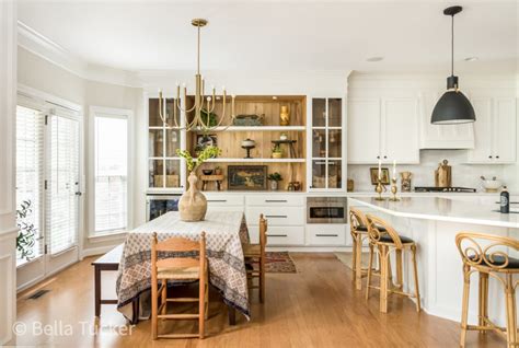 Warm Wood Soft White Kitchen Bella Tucker