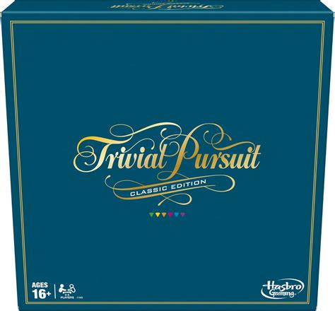 Amazon Hasbro Gaming Trivial Pursuit Game Edici N Cl Sica