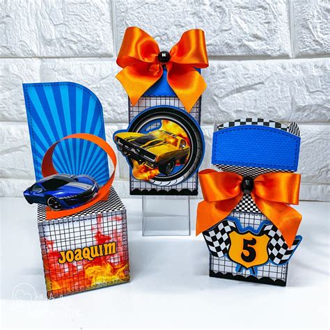 Kit Festa Hot Wheels Caixas Personalizadas Elo