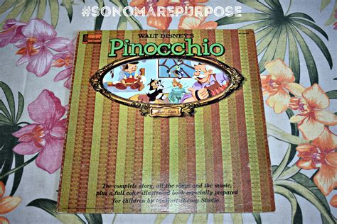 Walt Disney's Story Of Pinocchio Soundtrack Vinyl Record LP ST 3905 ...