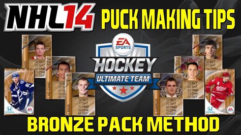 Nhl Hockey Ultimate Team Puck Making Tips Bronze Pack Method