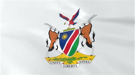 coat  arms  namibia flag stock illustration youtube