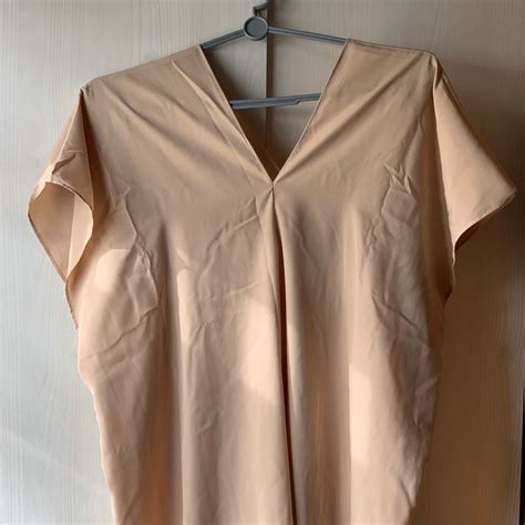 Nude Kaftan Women S Fashion Muslimah Fashion Kaftans Jubahs On Carousell