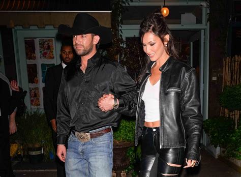 Bella Hadid Rocks Cowgirl Coded Bikini Shares Rare Videos With Boyfriend Adan Banuelos
