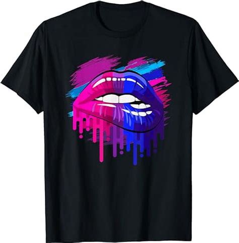 Sexy Lips Bi Rainbow Flag Bisexual Lesbian Gay Lgbt Pride T Shirt Walmart