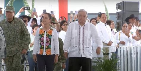 Amlo Y Sheinbaum Inauguran Cuartel De Guardia Nacional