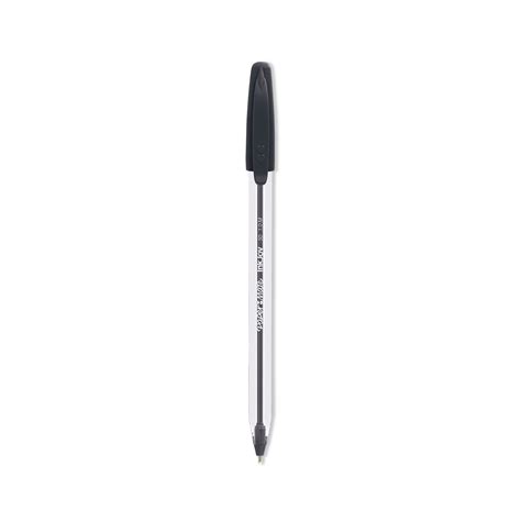 InkJoy 50ST Ballpoint Pen, Stick, Medium 1 mm, Black Ink, Clear Barrel ...