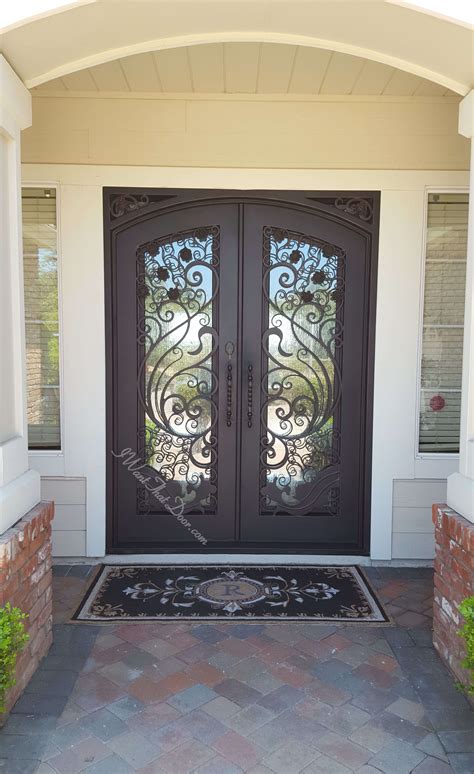 Apollo Square Top With Eyebrow Double Entry Iron Doors