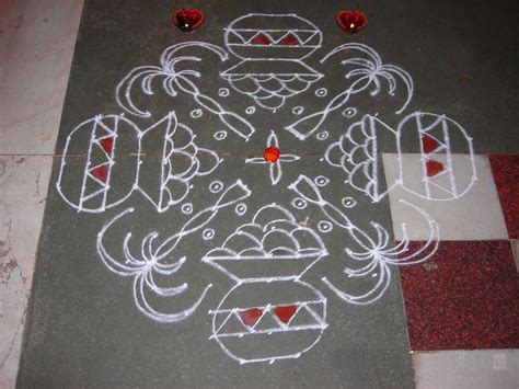 Happy Pongal 2014 Rangoli Kolam Muggulu Pookalam Designs Dots Free