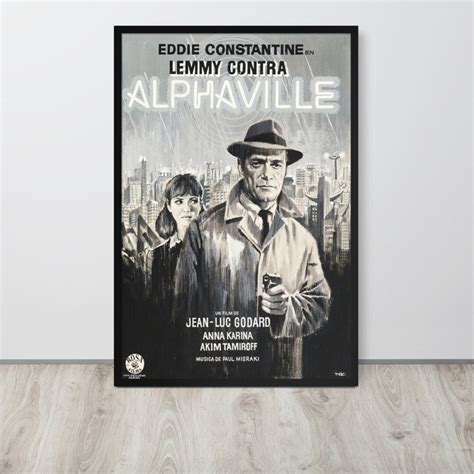 Alphaville 1965 Vintage Movie Poster - Etsy