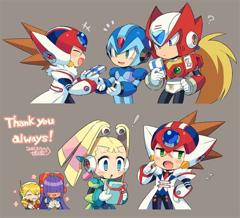 Zero Mega Man X Alia Layer Axl And 1 More Mega Man And 2 More